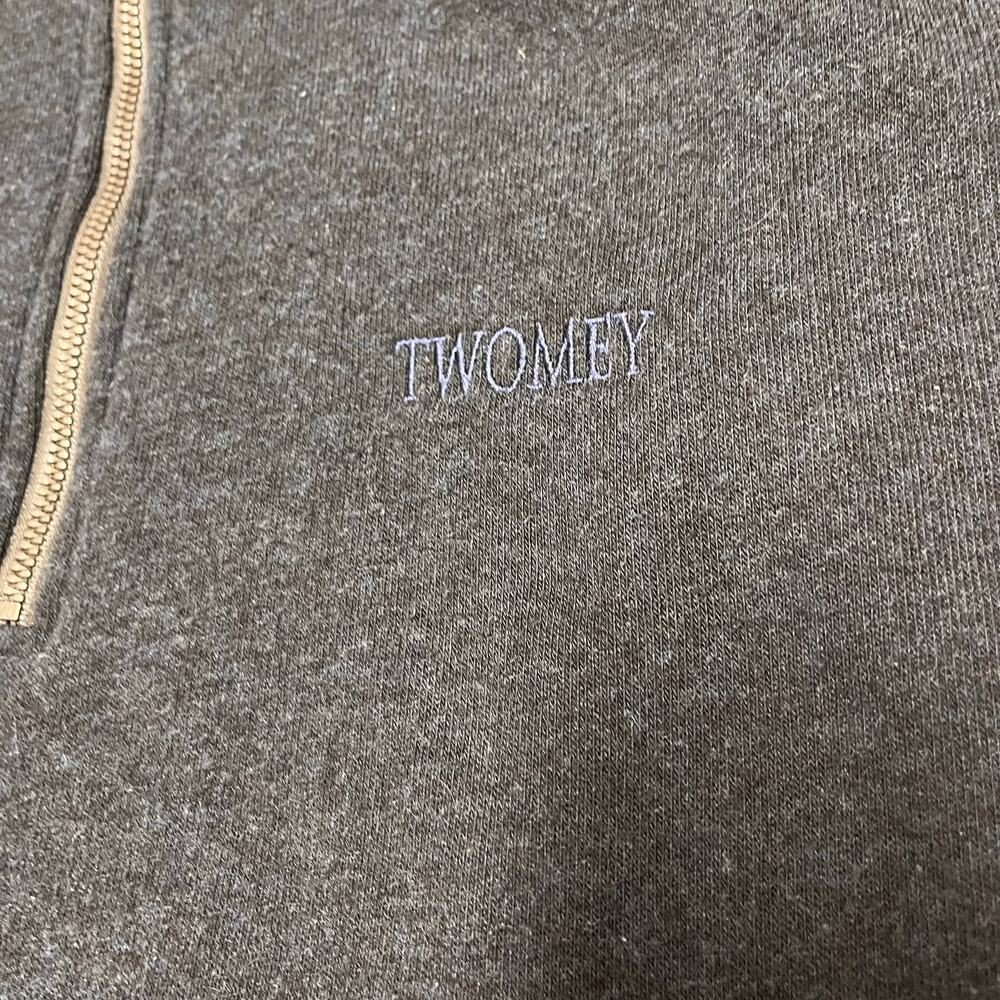 Kuhl 1/4 Zip Fleece Pullover Sz XL Black Gray Outdoor Sweater Twomey Embroidery - Picture 5 of 11